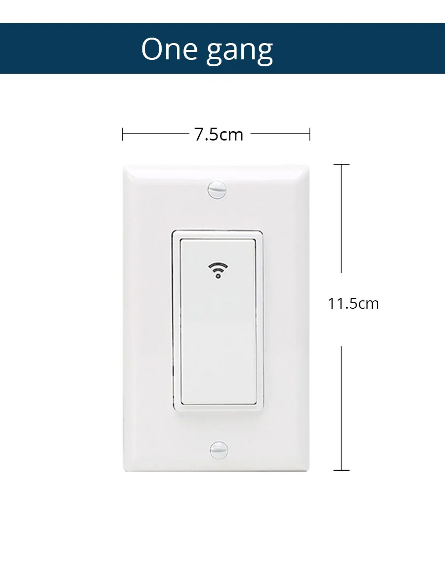 Tuya Interruttore Push Smart Wifi E Bluetooth Dimensione Pulsante